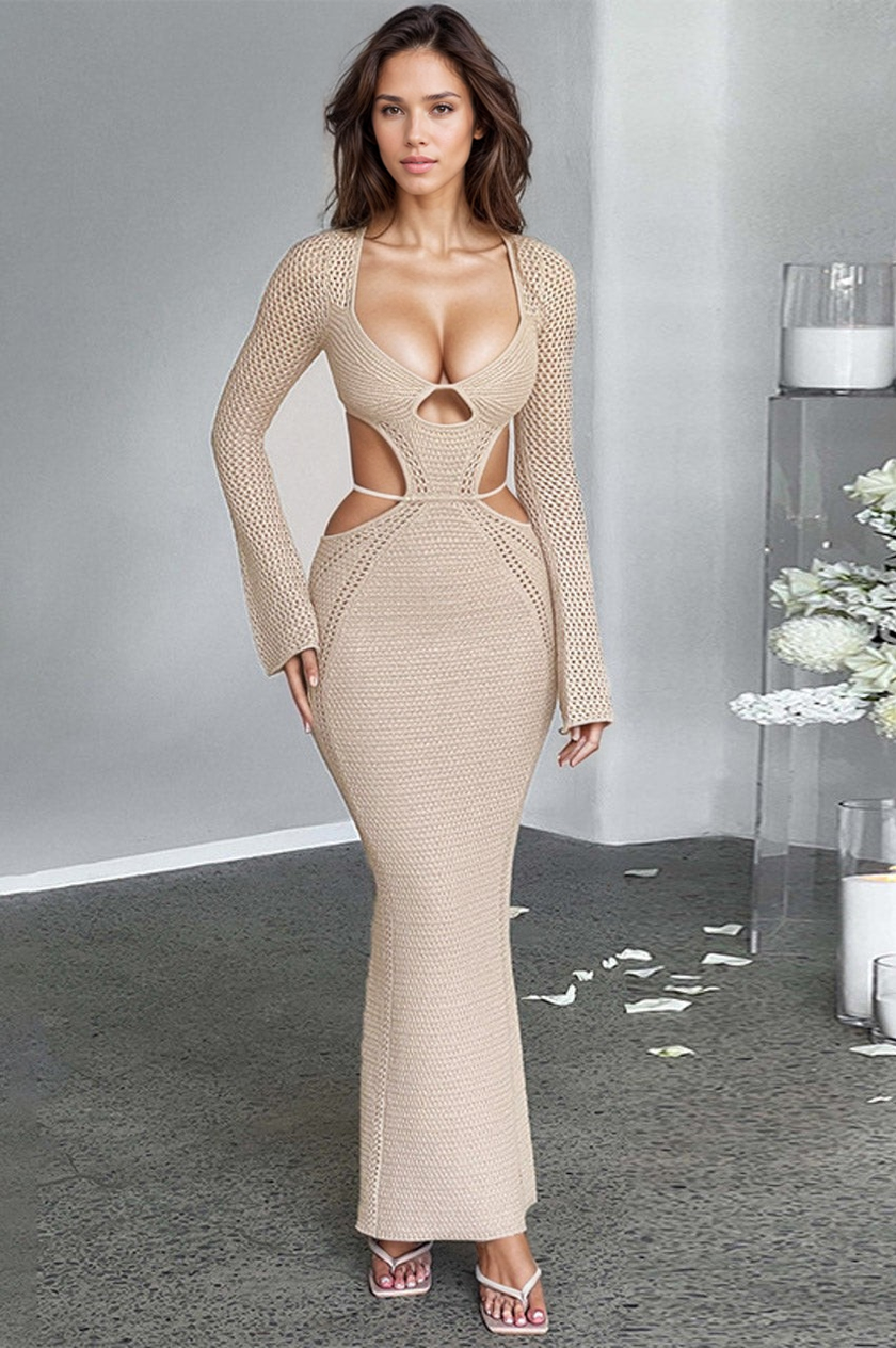 Sizzling Hourglass Cocktail Dress