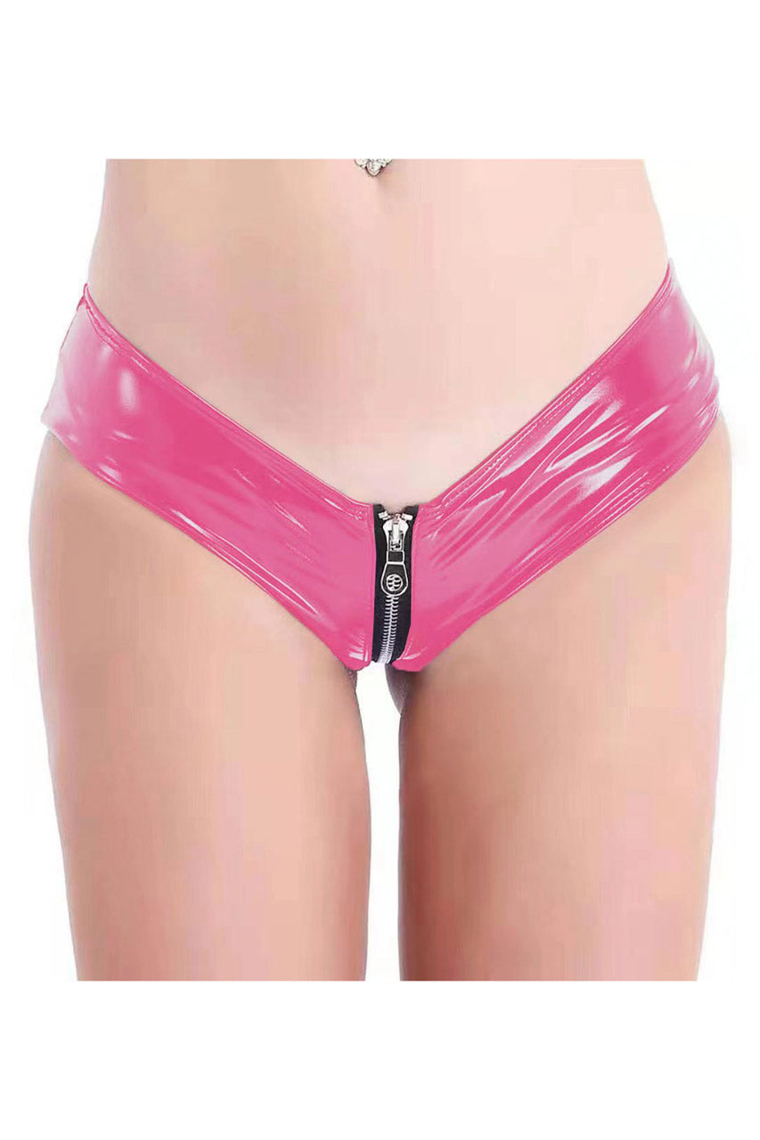 Zipper Chic Vinyl Panty