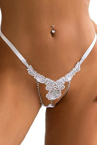 Sparkling Crochet Rhinestone Panty