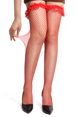 Flirtatious Fence Net Stockings