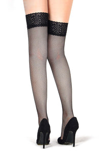 Temptress Fishnet Thigh Highs