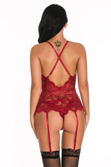 Enchanted Lace Garter Cami