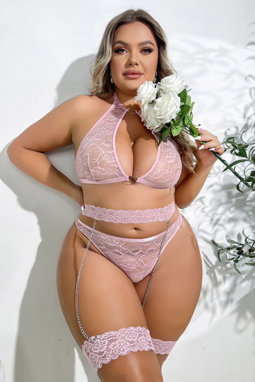 Heartbeat Honey Plus Size Bra Set