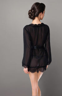 Divine Sheer Lace Robe