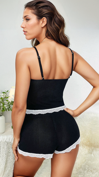 Chic Black Sleep Cami Set